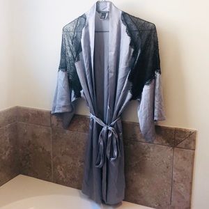 Victoria Secret silver Wing Robe M/L